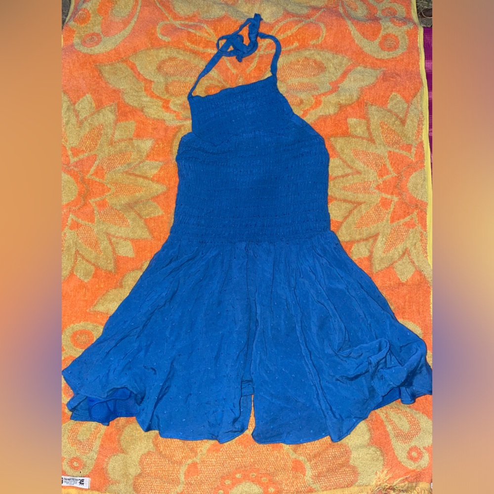 Slate & Willow / Rent The Runway Blue Mini Dress Size Small- post rental nwt - Picture 10 of 10